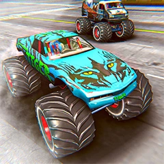 Monster Truck Stunt Driving Simulation Game